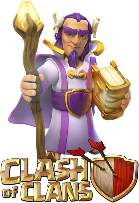 Download Bleed Area May Not Be Visible - Clash Of Clans Grand Warden PNG  Image with No Background 