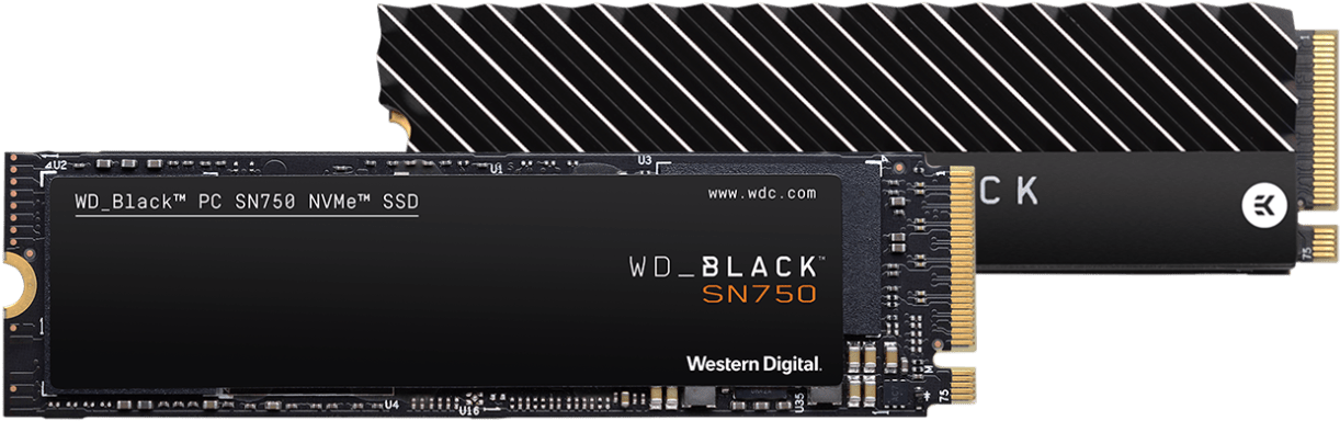 Wd Black Sn750 Nvme Ssd (1280x1280), Png Download