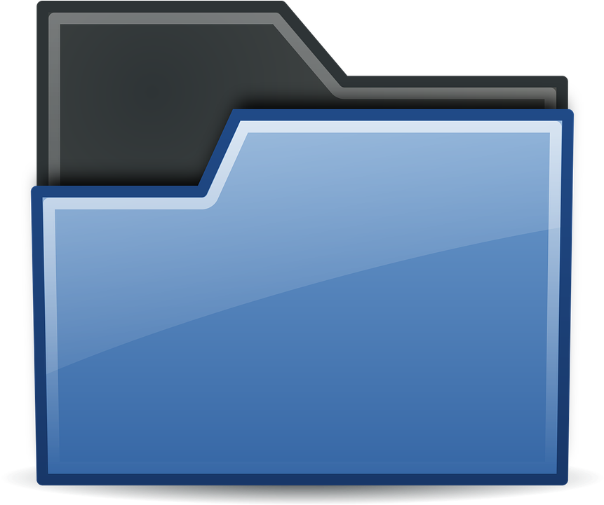 Folder Icons Blue Blue Folder Icon Free Transparent Png Download