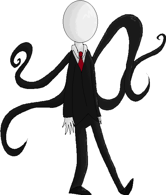 Slenderman Clipart Goanimate - Slenderman Cartoon Png - Free ...